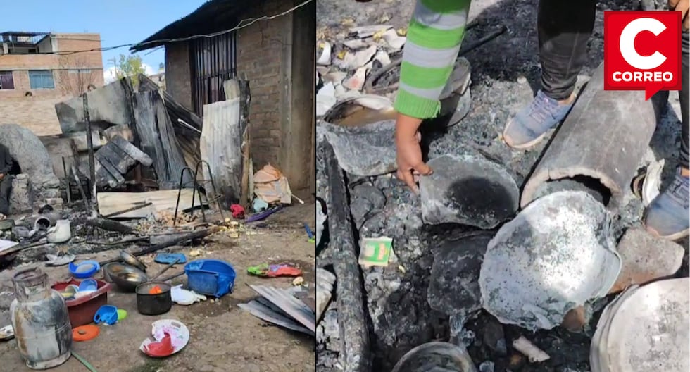 Huancayo: Fire in Pilcomayo leaves without belonging to the mother of five children who went to work (video)