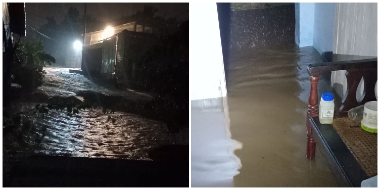 Inundaciones en Santiago de Cuba