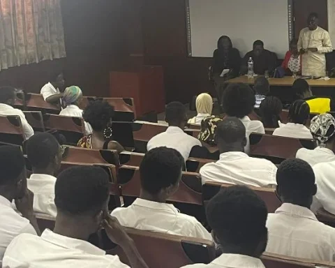 Una reunión de estudiantes ghaneses en Cuba, en 2022