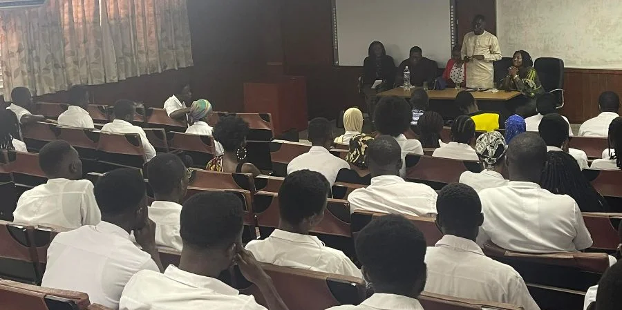 Una reunión de estudiantes ghaneses en Cuba, en 2022