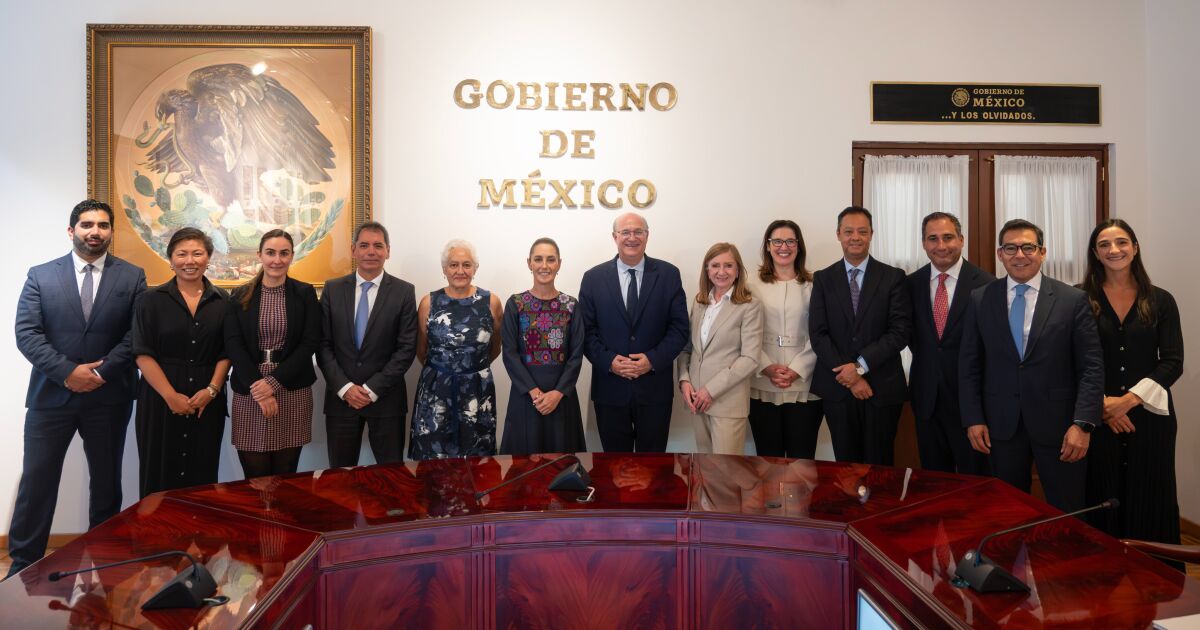 IDB president visits Claudia Sheinbaum and talk about the Mexico Plan