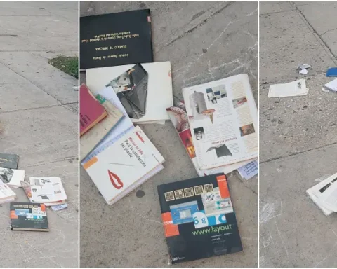 Archivos del ISDi lanzados como basura a la calle