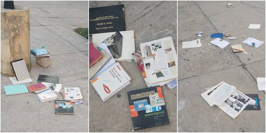 Archivos del ISDi lanzados como basura a la calle