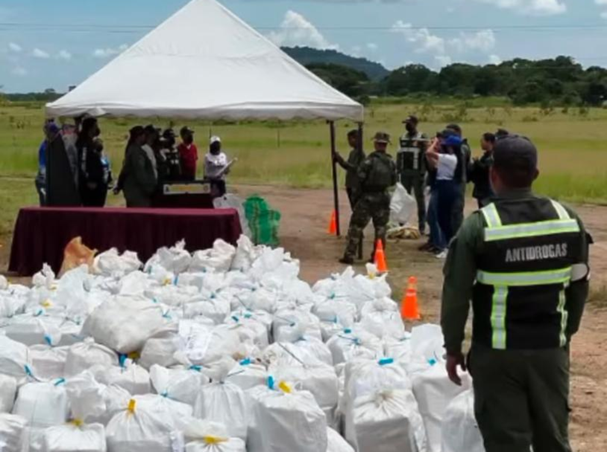 Incinerated 2.9 tons of drugs in Amazonas