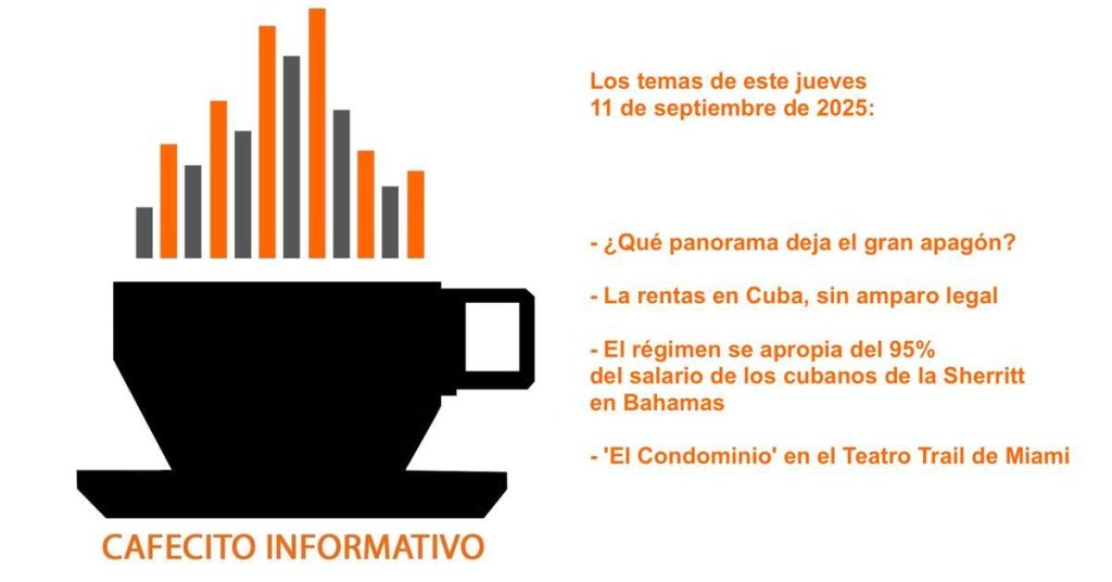 Informative Cafecito on Thursday, September 11, 2025