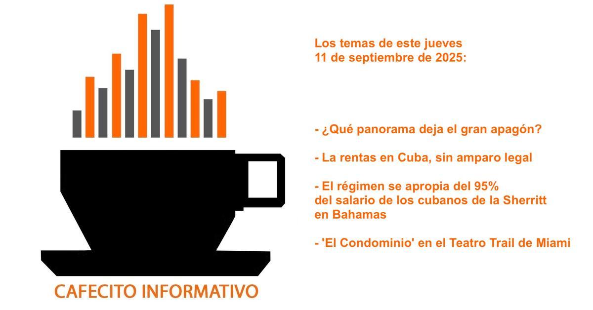 Informative Cafecito on Thursday, September 11, 2025
