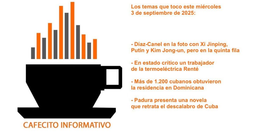 Informative Cafecito on Wednesday, September 3, 2025