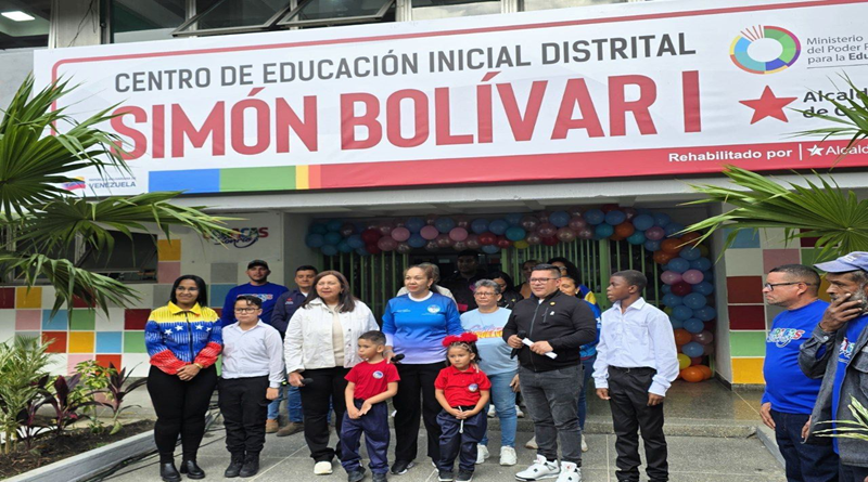 Initial Education Center "Simón Bolívar I" for 361 children in Caracas reopens