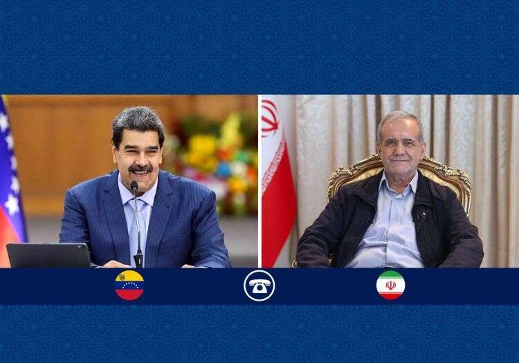 Iranian president reaffirms support to Maduro in telephone conversation