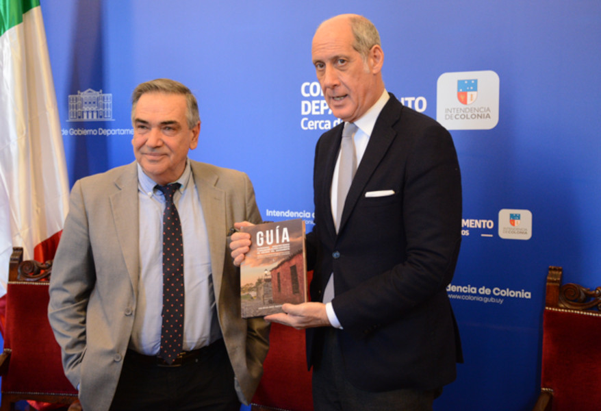 Italy ambassador expressed interest in contributing small and medium -sized companies in the department of Colonia