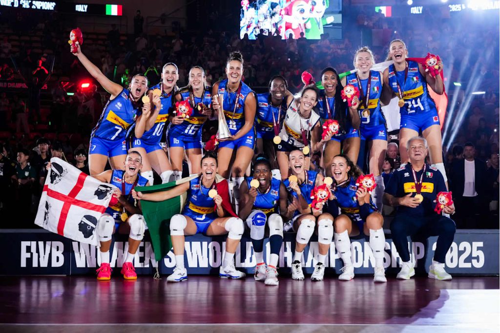Italy survives the ruthless attack by Melissa Vargas and is crowned in the volleyball World Cup