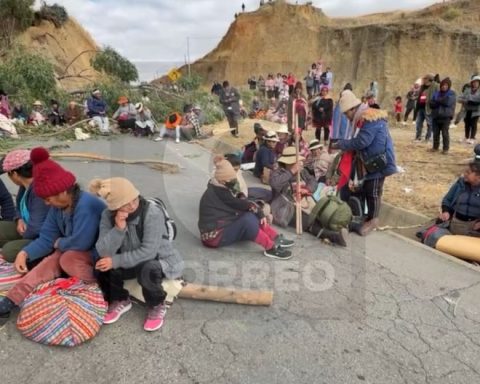 Jauja: residents block roads in protest for unworthiness of the tragadero lagoon