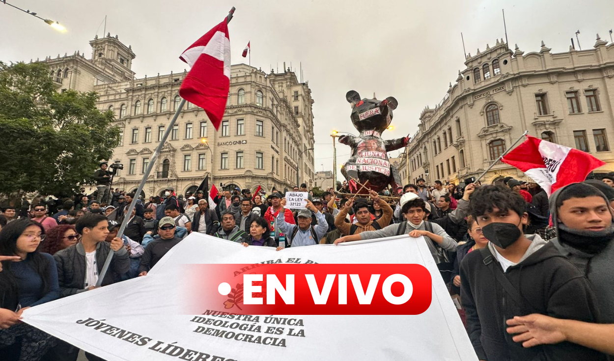 LIVING Z JOV: Continue protests convened by young people against Boluarte and Congress