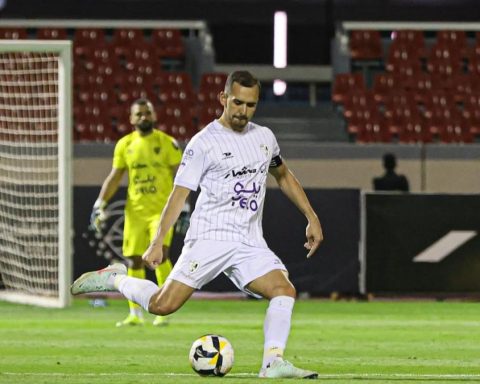 Luis Haquin debuted as Captain in Saudi Arabia with the Al-Tai FC