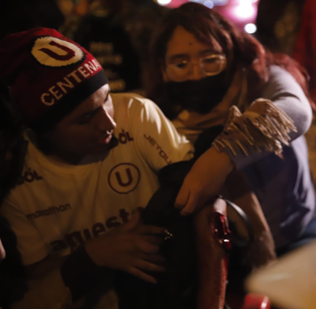 March Z: confrontation between PNP and protesters in Acho leaves an injured person who is taken emergency