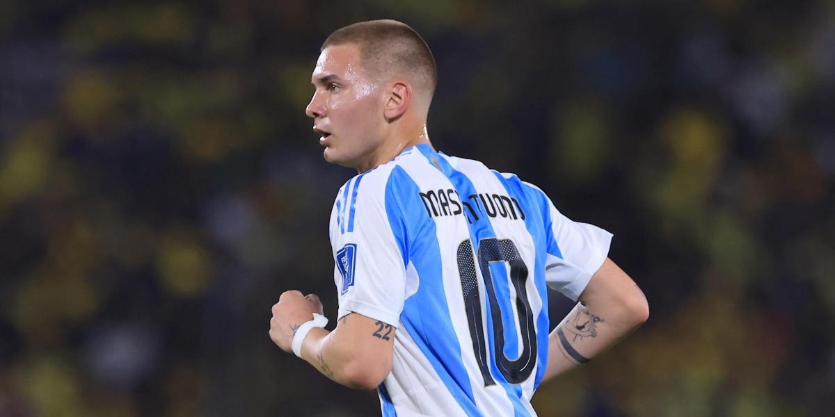 Mastantuono makes history with Argentina's 10
