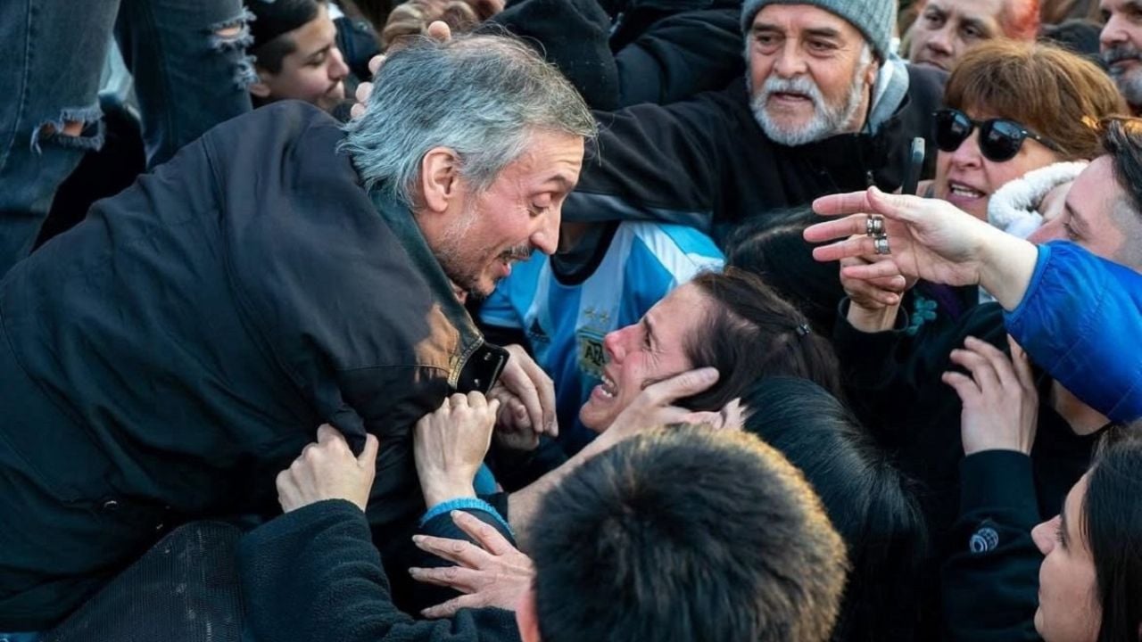 Maximum Kirchner agitates the previous electoral with an image of Cristina and the Indian