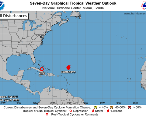 Meteorologists warn of heavy rains in eastern tropical wave associated