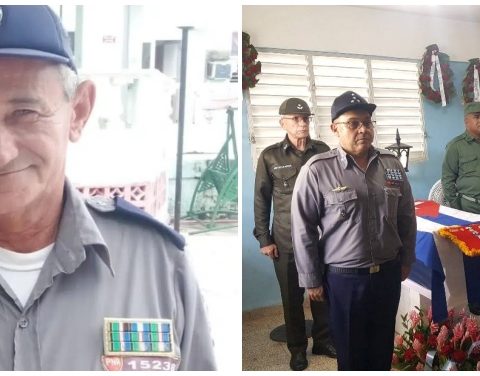 Leonel Mesa Rodríguez, policía cubano / Honras fúnebres