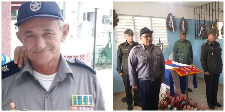 Leonel Mesa Rodríguez, policía cubano / Honras fúnebres