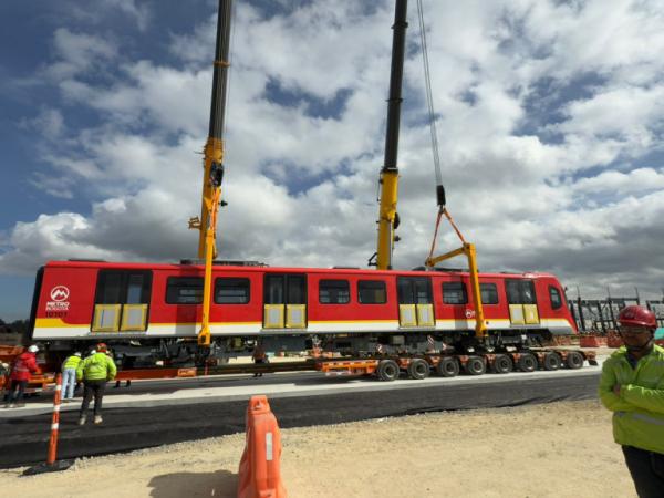 Much curiosity: this is how Bogotá Metro wagons look completely assembled