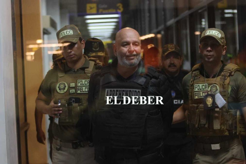 Murillo up to Bolivia deported from the United States and is apprehended to comply with her sentences