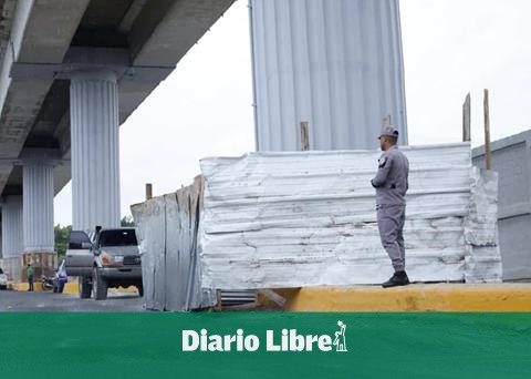 OPRET says there are no damage to the Alcarrizos Metro column