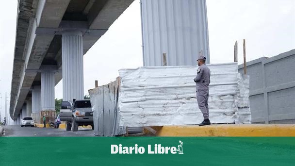 OPRET says there are no damage to the Alcarrizos Metro column