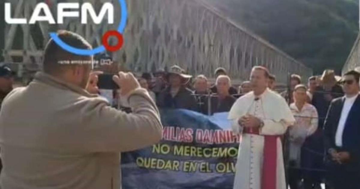 Ocaña Bishop asks for urgent solutions to the crisis of families affected by Avalacha