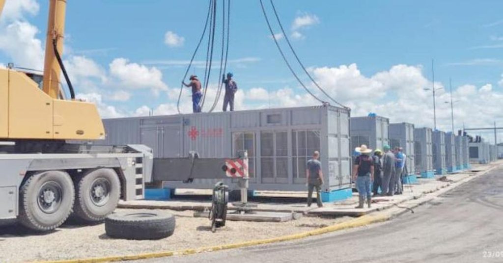 Of donations donations, China tries to refloat the Cuban electrical system