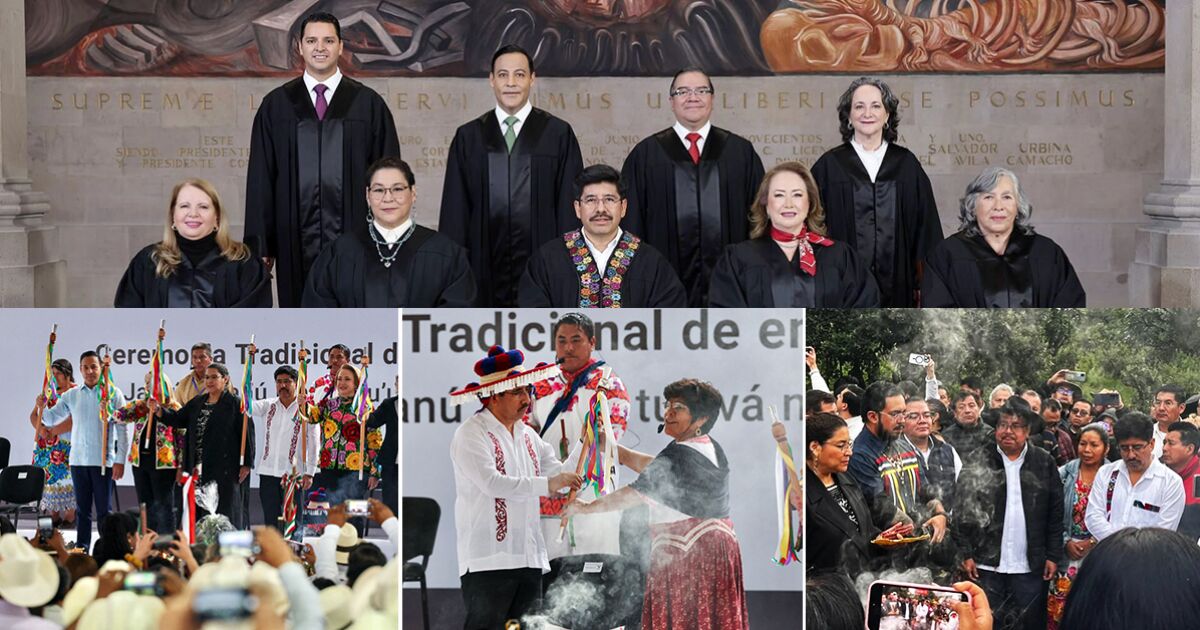 Of purification to the command cane: ministers loaded with symbolism arrive