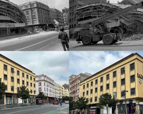 Of ruins to squares and shops: the new face of the buildings of the earthquake of 85