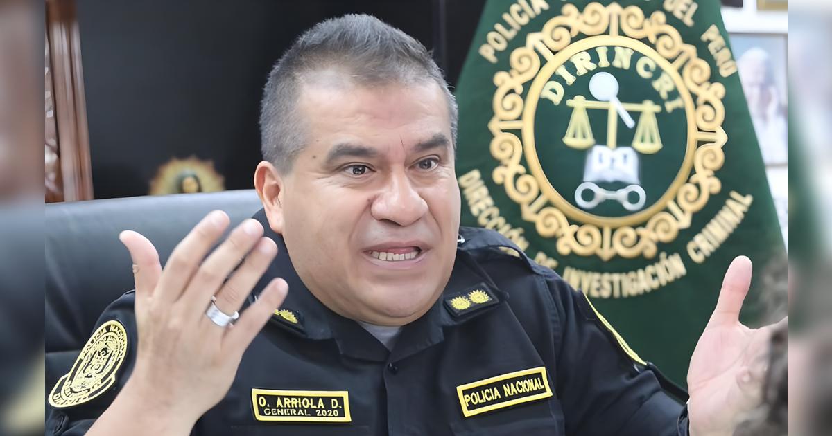 Óscar Arriola will assume position of general commander of the PNP after suspension of Víctor Zanabria