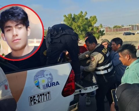 Piura: A young man dies when he collided with a concrete post