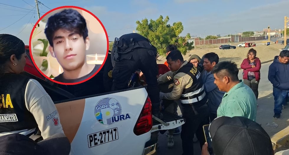 Piura: A young man dies when he collided with a concrete post