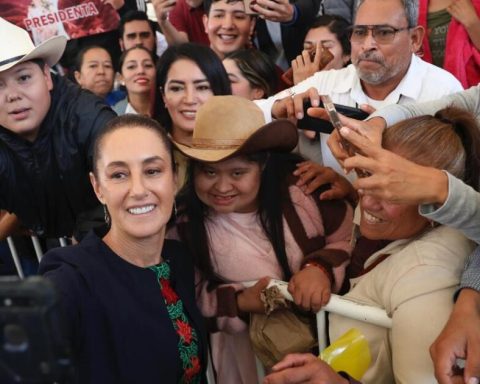 Porras, compliments and opposition support frames Sheinbaum tour