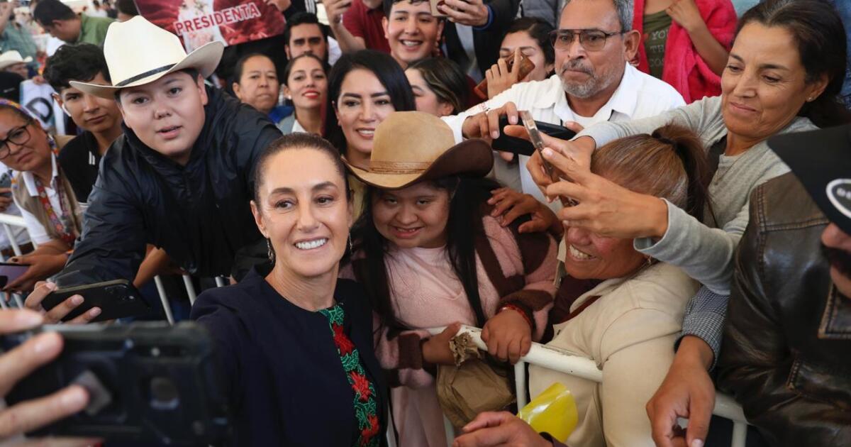 Porras, compliments and opposition support frames Sheinbaum tour