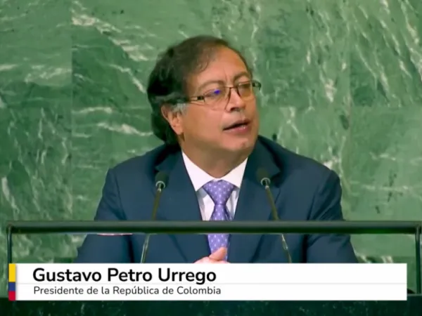 President Petro speaks at the 80th UN General Assembly