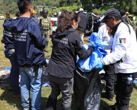 Prosecution finds forensic remains and a person alive in Sierra de Guadalupe