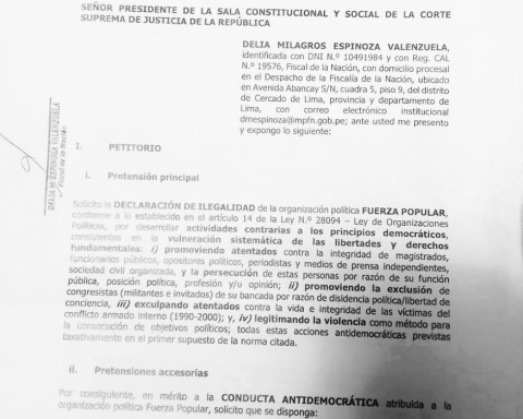 Prosecutor of the Nation requests that the Popular Force Party be declared illegal and its exclusion from the next elections 2026