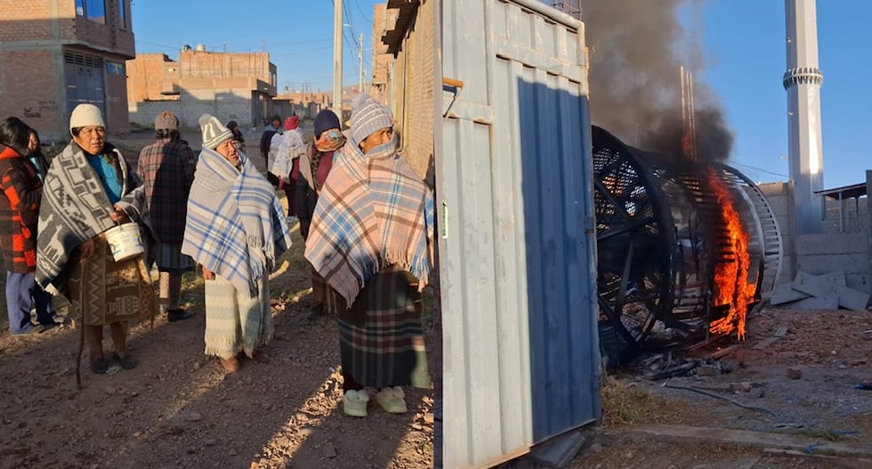 Puno: confrontation between PNP and neighbors after attempt to install telecommunications antenna