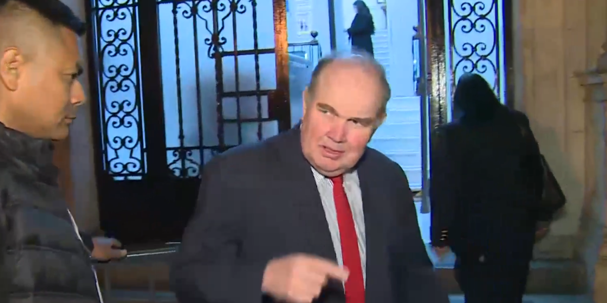 Rafael López Aliaga attends meeting in the presidency of the Council of Ministers