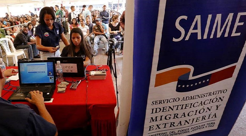 Saime announces Operational Card Renewal for Citizens between 22 and 32 million