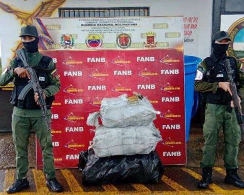 Sees 104 kg of marijuana in Apure