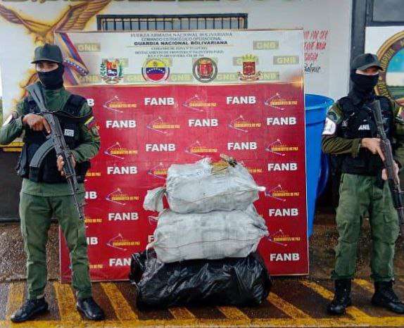 Sees 104 kg of marijuana in Apure