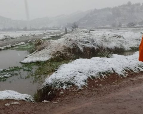 Senamhi alert rains, hail and snow in the Sierra Centro y Sur since September 15