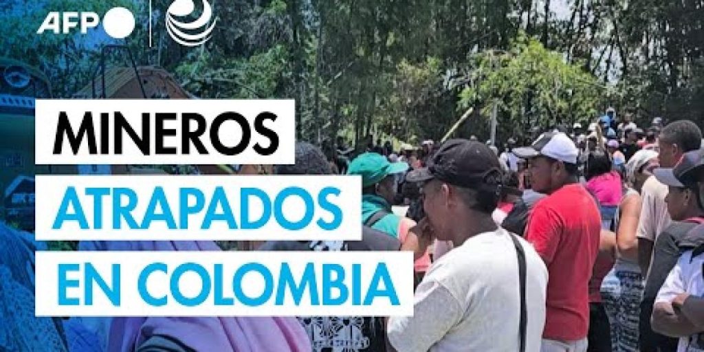 Seven miners trapped in an illegal undercut in Colombia