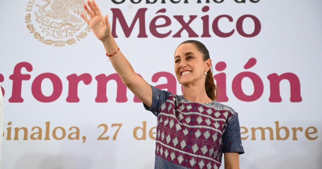 Sheinbaum describes "historical" according to EU on arms trafficking