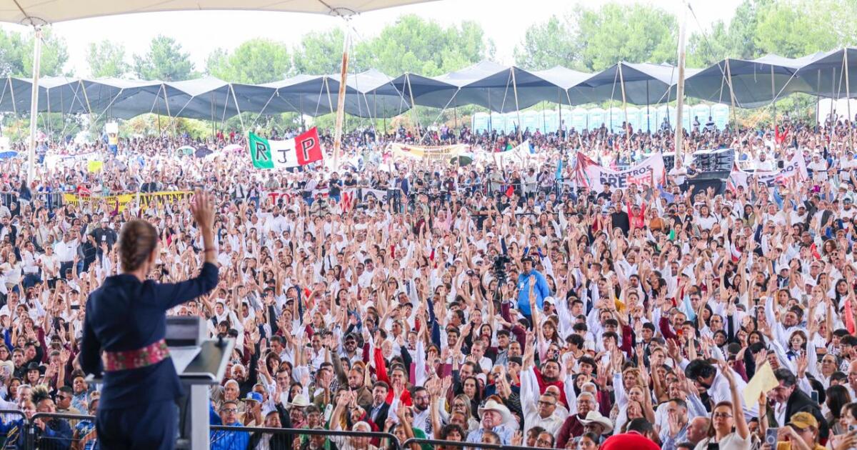 Sheinbaum promises justice to workers of high ovens and thorough paste.