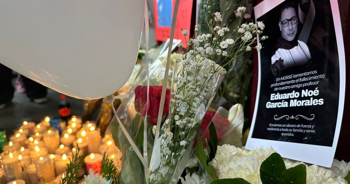 Students say goodbye to the teacher who died in the explosion of Concordia